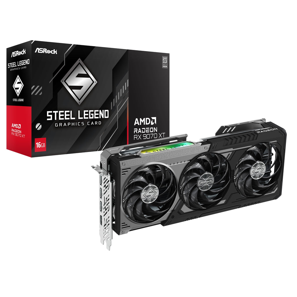 ASRock RX 9070 XT Steel Legend Dark 16GB