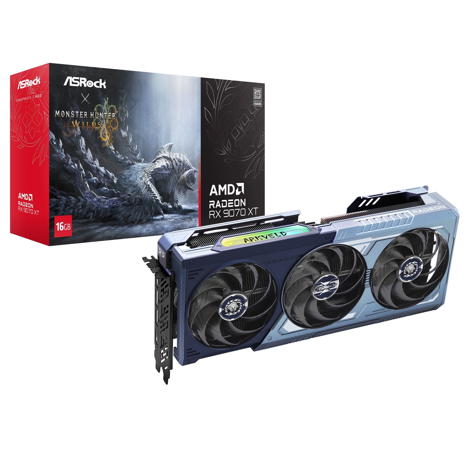 ASRock RX 9070 XT Monster Hunter Wilds Edition 16GB